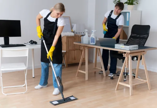 Nettoyage de bureau professionnel à Saint-Léger-les-Mélèzes