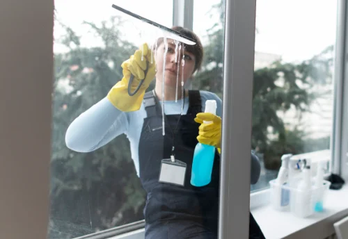 Nettoyage de vitres intérieures et extérieures à Saint-Léger-les-Mélèzes